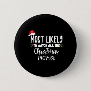 Badge Rond 5 Cm Plus susceptible de regarder tous les films de Noë