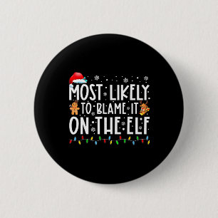 Badge Rond 5 Cm Plus susceptible de rejeter la faute sur l'elfe Fa