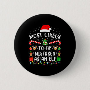 Badge Rond 5 Cm Plus susceptible d'être confondu avec un Elfe Fami
