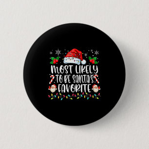 Badge Rond 5 Cm Plus susceptible d'être le Noël drôle de famille p