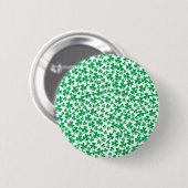 Badge Rond 5 Cm Plusieurs Shamrocks (Devant & derrière)