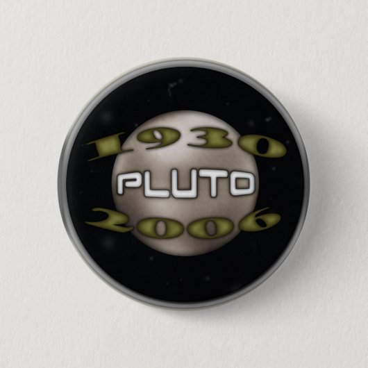 Badge Rond 5 Cm Pluto Commemorative 1930-2006 (Devant)