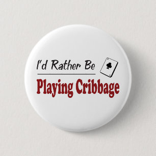 Badge Rond 5 Cm Plutôt joue Cribbage