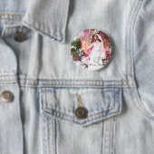 Badge Rond 5 Cm PMACarlson Kate la princesse Bride Button (En situation)