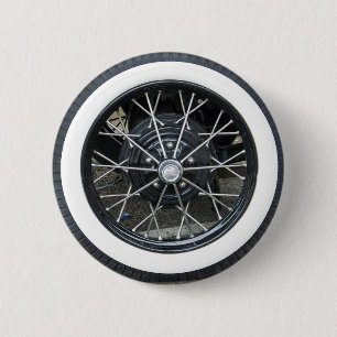 Badge Rond 5 Cm Pneu de voiture vintage