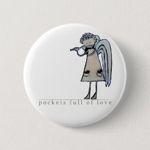 Badge Rond 5 Cm Poches complètement de LoveButton (BU01)