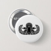 Badge Rond 5 Cm Pochoir d'EOD (Devant & derrière)