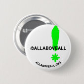 Badge Rond 5 Cm Poignée/exclamation de gazouillement (Devant & derrière)