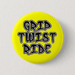 Badge Rond 5 Cm Poignée Twist Ride Dirt Bike Motocross Bouton