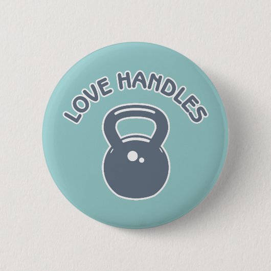 Badge Rond 5 Cm Poignées d'amour (Devant)