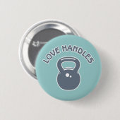 Badge Rond 5 Cm Poignées d'amour (Devant & derrière)