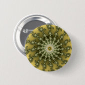 Badge Rond 5 Cm Point central - Fractal (Devant & derrière)
