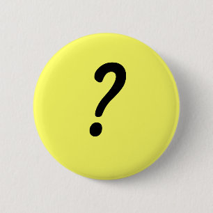 Badge Rond 5 Cm Point d'interrogation