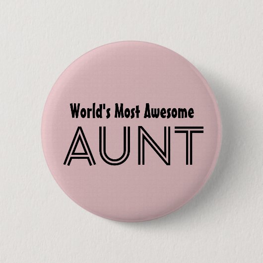 Badge Rond 5 Cm Point rose fait sur commande 01 de la TANTE la (Devant)