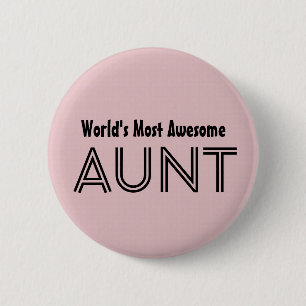 Badge Rond 5 Cm Point rose fait sur commande 01 de la TANTE la