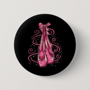 Badge Rond 5 Cm Pointe Chaussures Orteil Danse Ballerina Ballet Ch