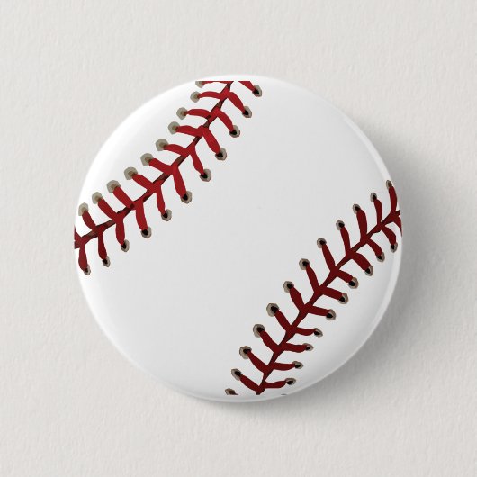 Badge Rond 5 Cm Points de base-ball (Devant)