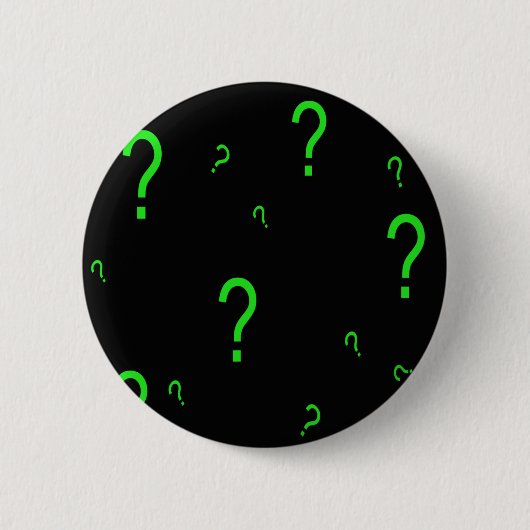 Badge Rond 5 Cm Points d'interrogation (Devant)