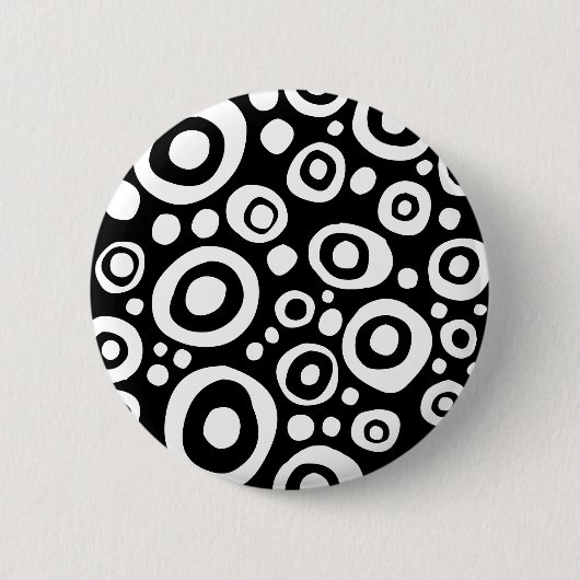 Badge Rond 5 Cm Points et cercles - 02 (Devant)
