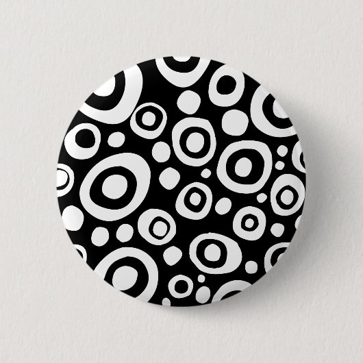 Badge Rond 5 Cm Points et cercles - 03 (Devant)