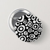 Badge Rond 5 Cm Points et cercles - 03 (Devant & derrière)