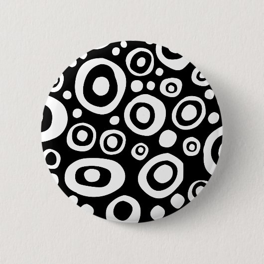 Badge Rond 5 Cm Points et cercles - 04 (Devant)