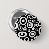 Badge Rond 5 Cm Points et cercles - 04 (Devant & derrière)