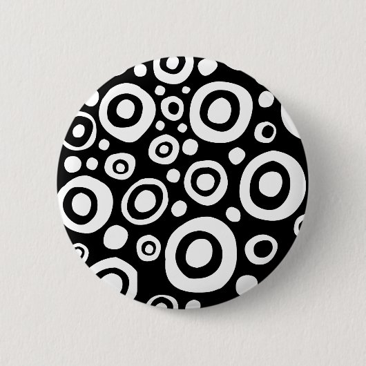 Badge Rond 5 Cm Points et cercles - 05 (Devant)