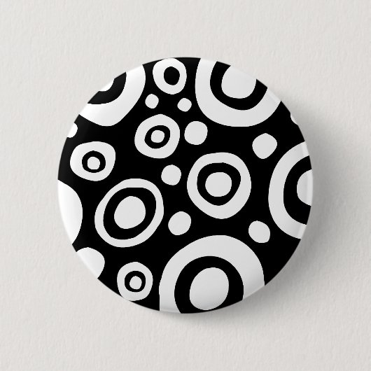Badge Rond 5 Cm Points et cercles - 05 - Customisés (Devant)