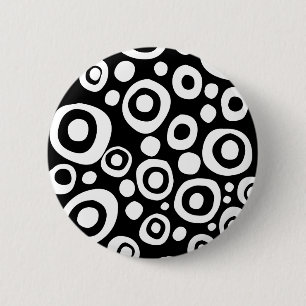 Badge Rond 5 Cm Points et cercles - 07