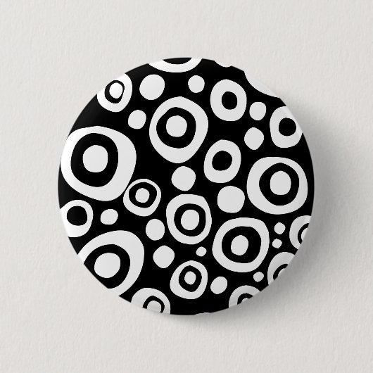 Badge Rond 5 Cm Points et cercles - 07 (Devant)