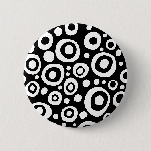 Badge Rond 5 Cm Points et cercles - 08 (Devant)