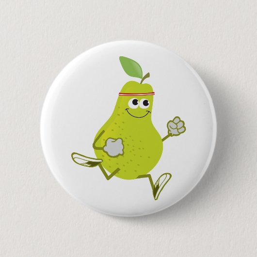 Badge Rond 5 Cm Poire courante (Devant)