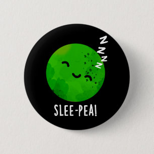 Badge Rond 5 Cm Pois lisse Drôle Pois dormant Pun Pois foncé BG