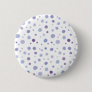 Badge Rond 5 Cm pois peints à la main