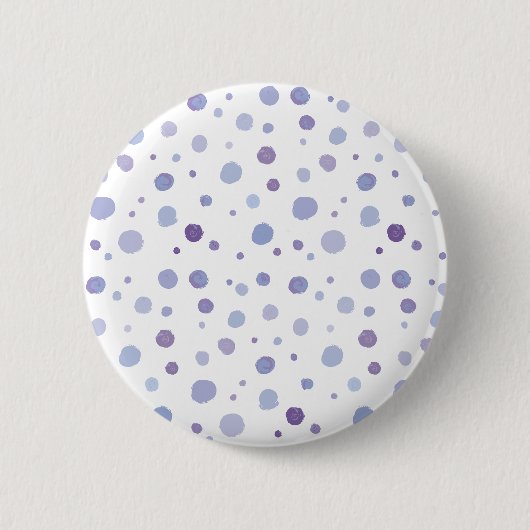 Badge Rond 5 Cm pois peints à la main (Devant)