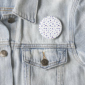 Badge Rond 5 Cm pois peints à la main (En situation)
