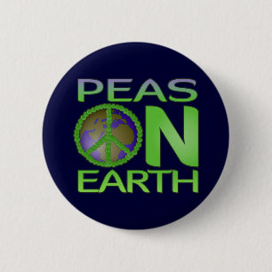 Badge Rond 5 Cm Pois sur terre