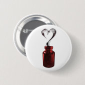 Badge Rond 5 Cm poison d'amour (Devant & derrière)