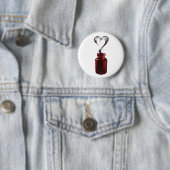 Badge Rond 5 Cm poison d'amour (En situation)