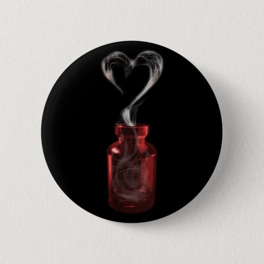 Badge Rond 5 Cm poison d'amour (Devant)