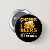 Badge Rond 5 Cm Poison de Cheers et Beers (Devant & derrière)