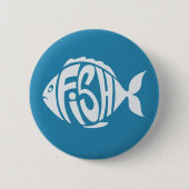 Badge Rond 5 Cm Poisson (Devant)