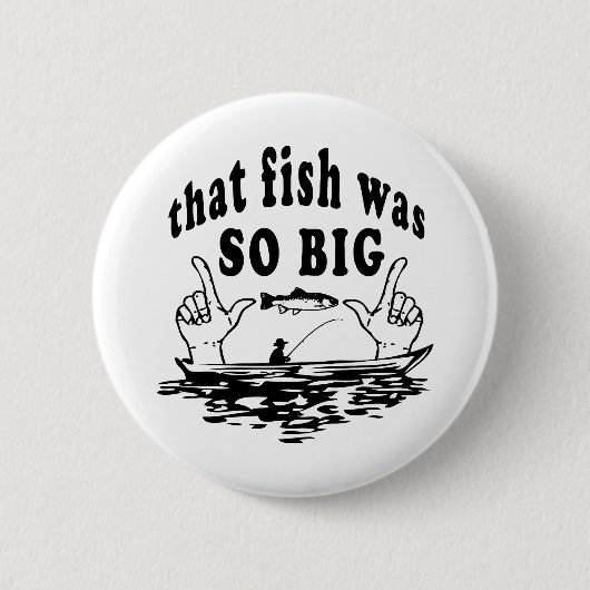 Badge Rond 5 Cm poisson drôle (Devant)