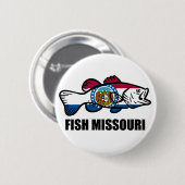 Badge Rond 5 Cm Poisson Missouri (Devant & derrière)