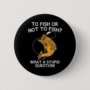Badge Rond 5 Cm Poisson ou non