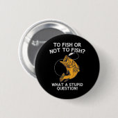 Badge Rond 5 Cm Poisson ou non (Devant & derrière)