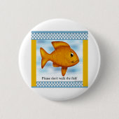 Badge Rond 5 Cm Poisson rouge (Devant)