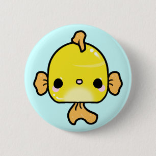 Badge Rond 5 Cm Poisson rouge de Kawaii (vous changez l'arrière -