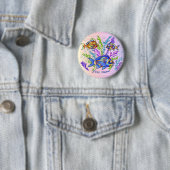 Badge Rond 5 Cm Poisson triade (En situation)